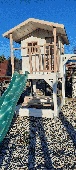 Holz Spielhaus auf Stelzen Kinder Garten mit Sandkasten Schaukel Konstruktion Gesuch 39619 Bild 3