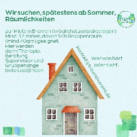 gemeinnütziger Verein sucht Räumlichkeiten in Bremen