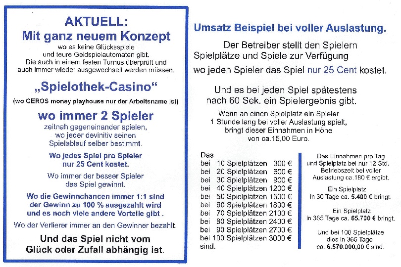 Interessent für einzigartiges Geschäft mit Alleinstellungsmerkmal gesucht, der unser Konzept umsetzt und betreibt!