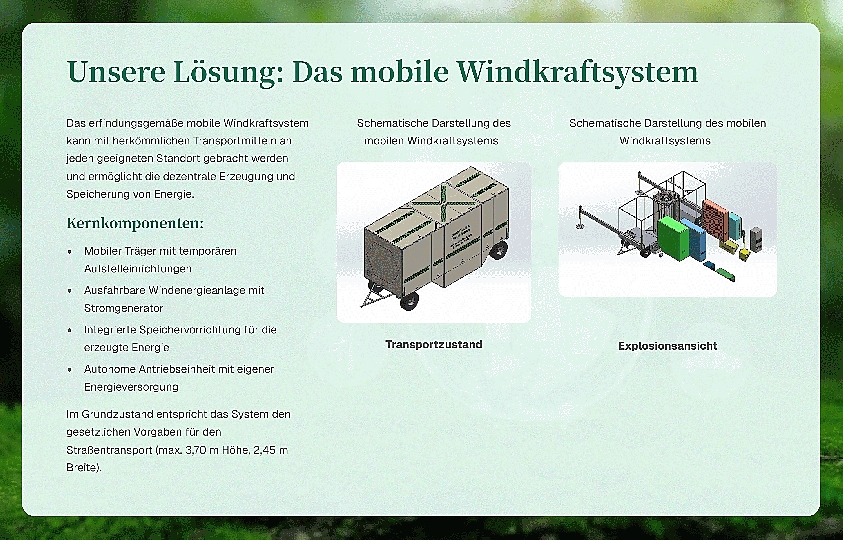 Neue Produkt-Info: Herkömmliche Windkraftanlagen sind unflexibel.