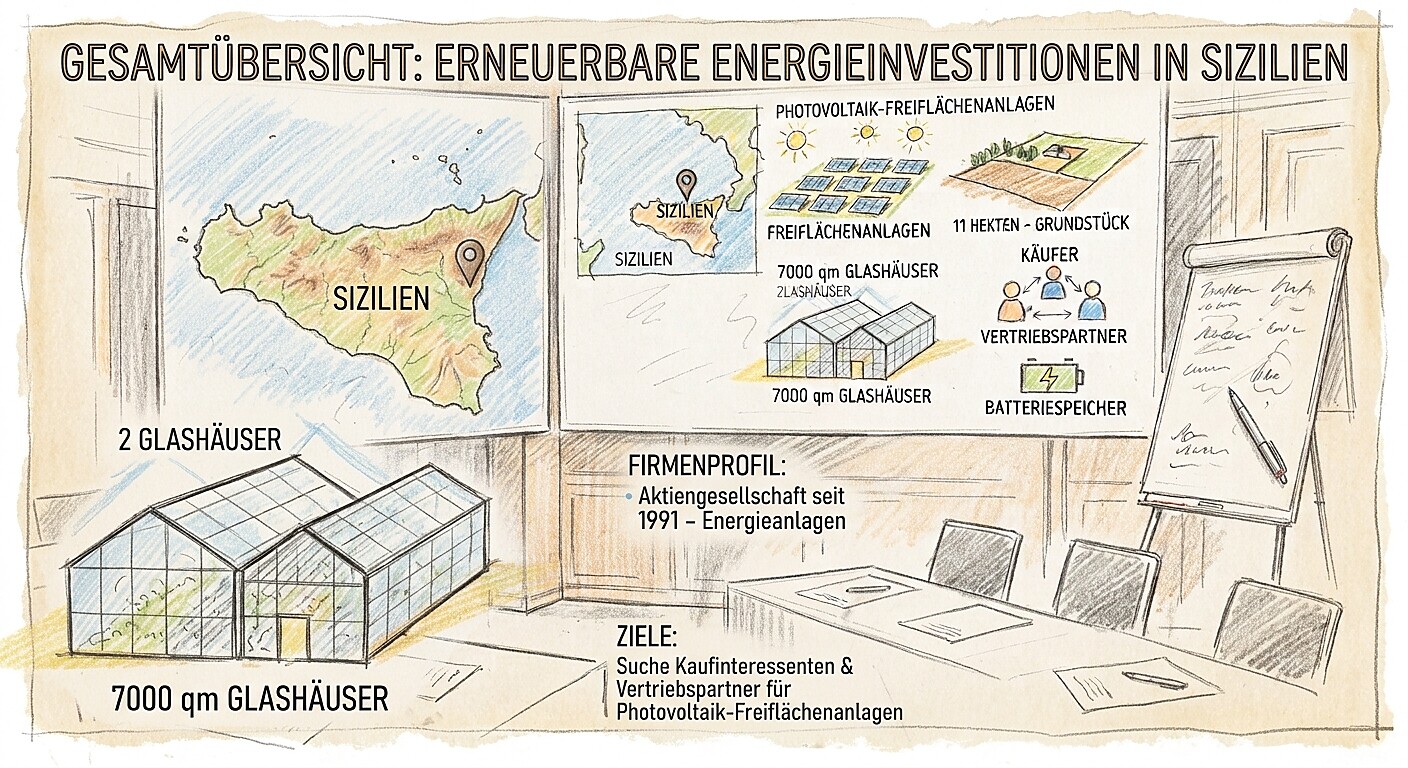 Business / Industrie: Photovoltaik Freiflächen Anlagen Käufer und Vertriebspartner